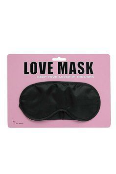 Маска на очі Love mask, Black