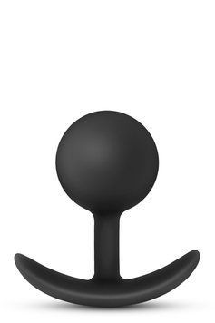 Анальный&nbsp;плаг&nbsp;Blush с внутренним шариком Adventures&nbsp;Platinum&nbsp;Silicone&nbsp;Vibra