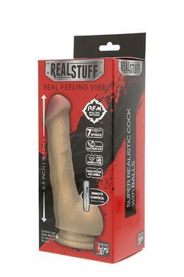 Вібромасажер реалістичний з пультом керування Dream toys Realistic Real Stuff 6.5 inch