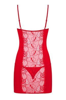 Пеньюар Obsessive Heartina та стрінги L/XL