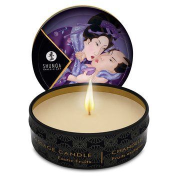 Массажная свеча Shunga Mini Massage Candle &ndash; Exotic Fruits (30 мл) с афродизиаками
