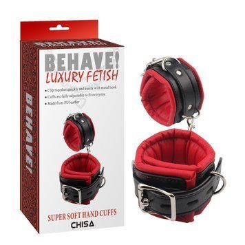 Наручники Chisa Behave SUPER SOFT HAND CUFFS