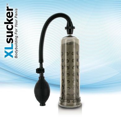 Вакуумная помпа XLsucker Penis Pump Black для члена длиной до 18см, диаметр до 4см, Черный