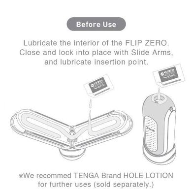 Вибромастурбатор Tenga Flip Zero Electronic Vibration White, изменяемая интенсивность, раскладной, Белый