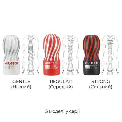 Мастурбатор Tenga Air-Tech Gentle, більш висока аеростимуляція та всмоктувальний ефект, Білий