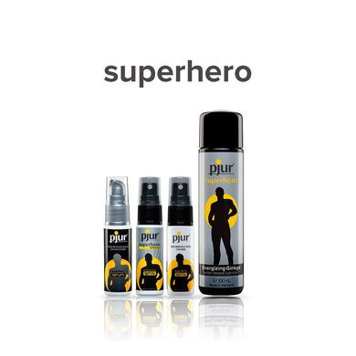 Пролонгирующий гель pjur Superhero Serum 20 мл, создает невидимую пленку снижающую чувствительность