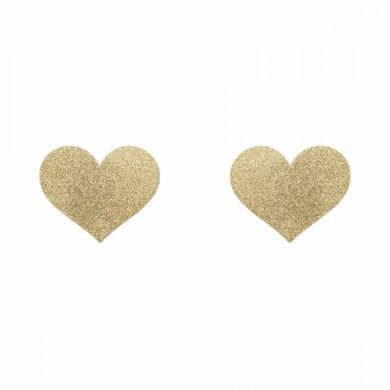 Пестисы в виде сердечек Bijoux Indiscrets, золотистые