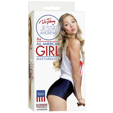 Мастурбатор-вагіна Doc Johnson Jessie Andrews - The All American Pussy, Телесный