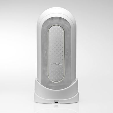 Вибромастурбатор Tenga Flip Zero Electronic Vibration White, изменяемая интенсивность, раскладной, Белый