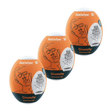 Набір Satisfyer Masturbator Egg 3er Set Chrunchy