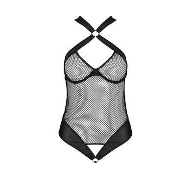 Сетчатый боди с халтером Amanda Body black XXL/XXXL - Passion, Черный
