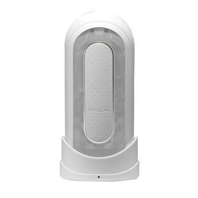 Вибромастурбатор Tenga Flip Zero Electronic Vibration White, изменяемая интенсивность, раскладной, Белый