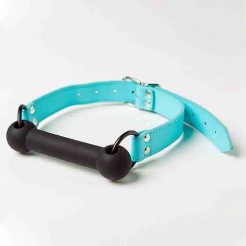 Кляп Silicone Luxury Fetish, Blue