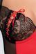 Корсет с пажами RODOS CORSET red L/XL - Passion Exclusive, трусики, Красный