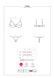 Комплект Obsessive Letica 2 pcs cupless set black S / M