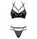 Комплект белья сексуальный Obsessive Bagirela 2-pcs set S/M