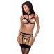 Трусики-стрепы Shelly Thong black XXL/XXXL &mdash; Passion Exclusive