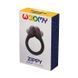 Ерекційне віброкільце Wooomy Zippy, 1 віброрежим, діаметр 3&ndash;4,2 см, Черный