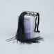F61431 батіг з силікону ручка 3 кульки FLOGGER BLACK METAL