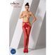 Эротические колготки-бодистокинг Passion S001 red, с доступом и с открытыми бедрами, Красный