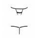 Трусики-стрепы Shelly Thong black XXL/XXXL &mdash; Passion Exclusive