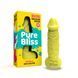 Крафтовое мыло-член с присоской Pure Bliss MINI Yellow, натуральное