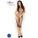 Бодістокінг Passion BS005 black, укорочений комбінезон, Черный