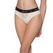 Трусики з широкою гумкою і мереживом Passion PS001 PANTIES ecru, size S