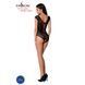 Бодистокинг Passion BS064 black, боди, закрытое плечо, Черный