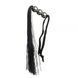 F61431 батіг з силікону ручка 3 кульки FLOGGER BLACK METAL