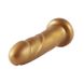 Золотий фалоімітатор Hismith 6.8″ Golden Silicone Dildo, система KlicLok