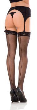 Чулки LACE TOP SHEER THIGH HIGH W. BACKSEAM
