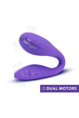 Універсальний вібратор для пар Blush WELLNESS DUO PURPLE