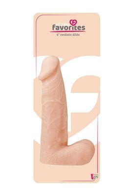 Фалоімітатор XSKIN 6 PVC DONG, FLESH