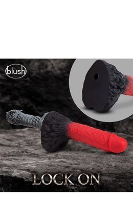 Фаллоимитатор в стиле Фэнтези с системой Blush &laquo;Lock-On&raquo;, совместим со страпонами