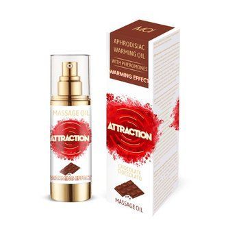 Розігрівальна масажна олія з феромонами MAI PHEROMON MASSAGE OIL &mdash; CHOCOLATE (30 мл)