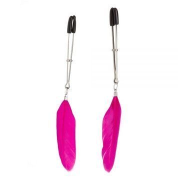 Зажимы на соски Перышки Lucky Bay Nipple Play, Pink