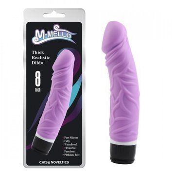 Вибратор&nbsp;силиконовый&nbsp;Chisa&nbsp;m&nbsp;mello Thick Realistic Purple