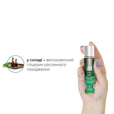 Смазка на водной основе System JO H2O &mdash; Cool Mint (30 мл) без сахара, растительный глицерин