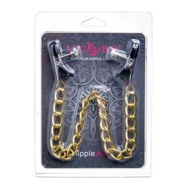 Затискачі на соски Nipple play Gold Cnain