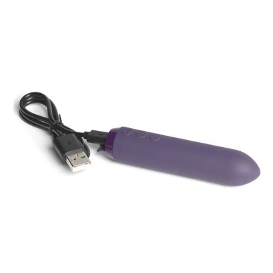 Минивибратор Je Joue - Classic Bullet Vibrator Purple с глубокой вибрацией и фиксацией на палец