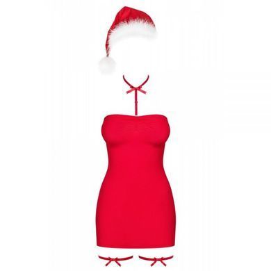 Комплект Obsessive Kissmas chemise Red&reg; S / M