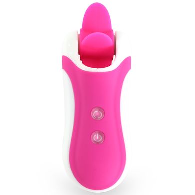 Стимулятор з імітацією оральних ласк FeelzToys - Clitella Oral Clitoral Stimulator Pink