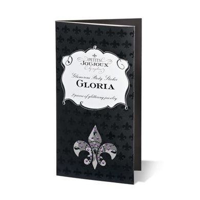 Пэстис из кристаллов Petits Joujoux Gloria set of 2 - Silver, украшение на грудь