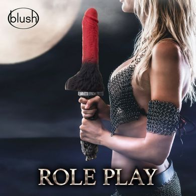 Фаллоимитатор в стиле Фэнтези с системой Blush &laquo;Lock-On&raquo;, совместим со страпонами