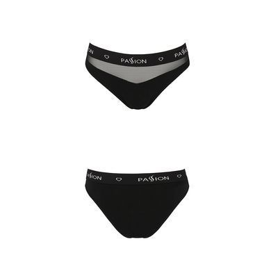 Трусики с прозрачной вставкой Passion PS006 PANTIES black, size S