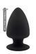 Термоактивная анальная пробка PREMIUM SILICONE PLUG L BLACK