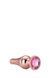 DT21828 Анальная пробка конической формы Dream Toys GLEAMING LOVE ROSE GOLD PLEASURE PLUG L