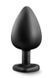 Анальная пробка с камнем Blush TEMPTASIA BLING PLUG LARGE BLACK