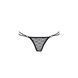 Трусики с завязочками по бокам ZITA THONG black L/XL - Passion Exclusive, Черный